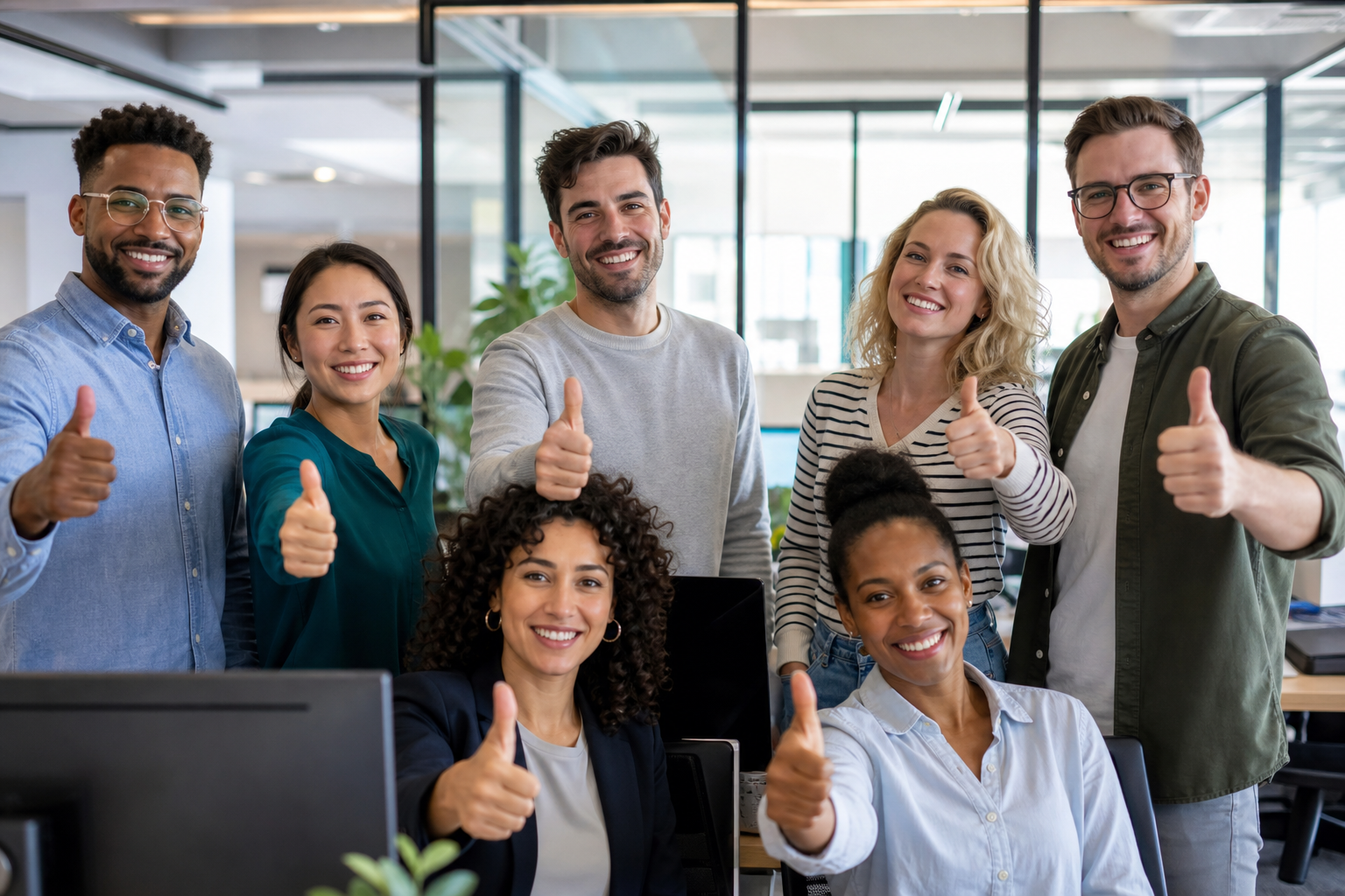 Customer success team focused on client outcomes